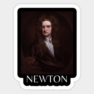 isaac newton Sticker